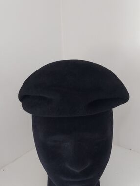Genuine Velour Vintage Newsboy Cap